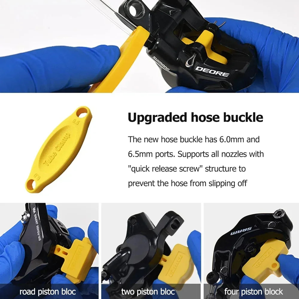 1/2/3 Pcs 60Ml Bicycle Brake Fluid Mineral Oil System Fluid Cycling Mountain Bikes for Bike Accessorie Oil Injector