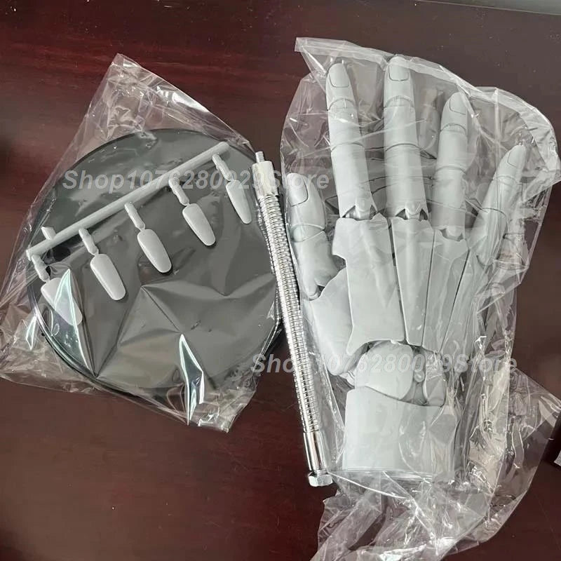 1:1 Hand Joint Super Movable Model Simulation Hand White Grey Hand Left Right Draw Sketch Art Painting Action Figure Model Toys