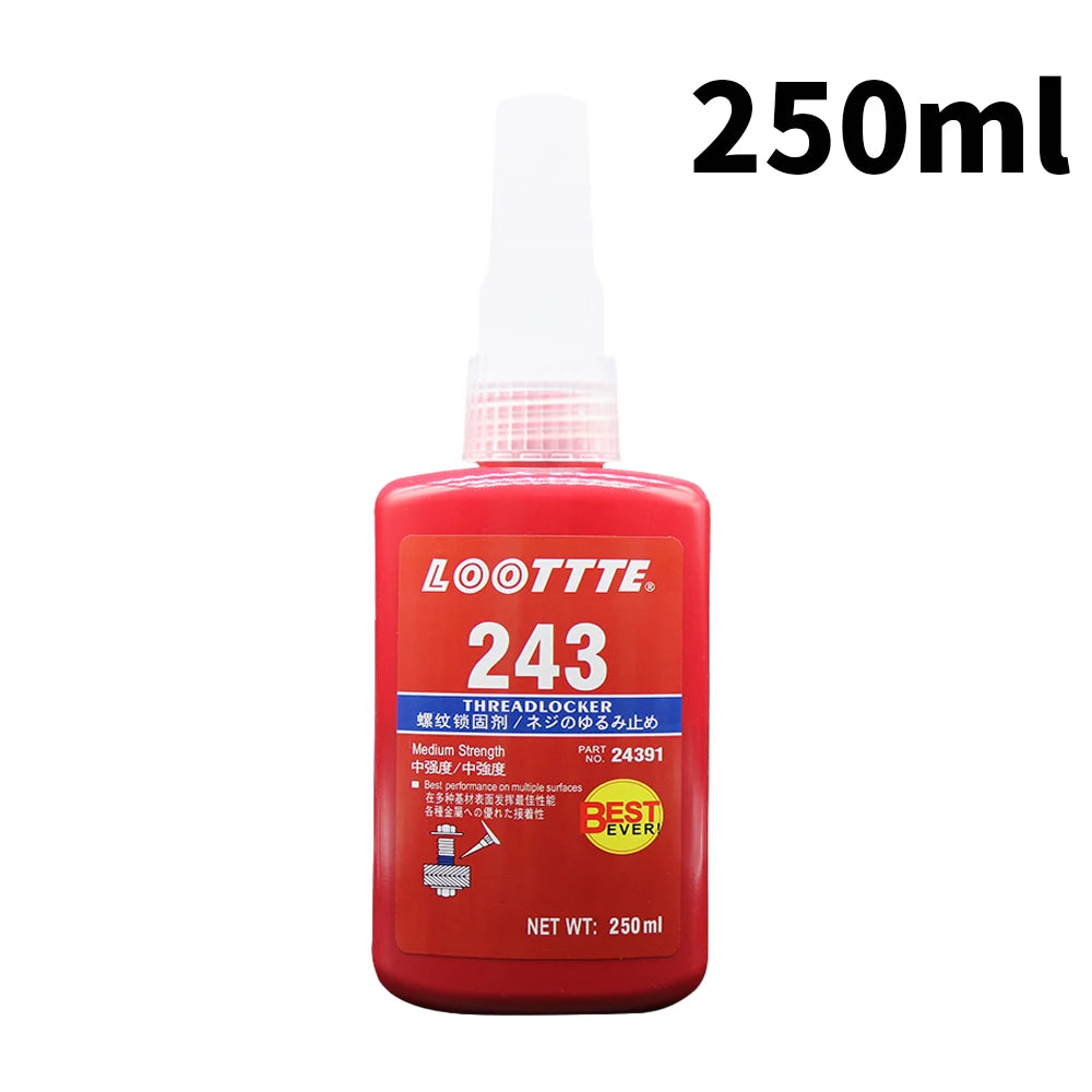 50ml 250ml Threadlocker Anaerobic Glues Anti Loose Screw Glues Fastening Quickly Cured Thread Locking Agent Sealant for Screws