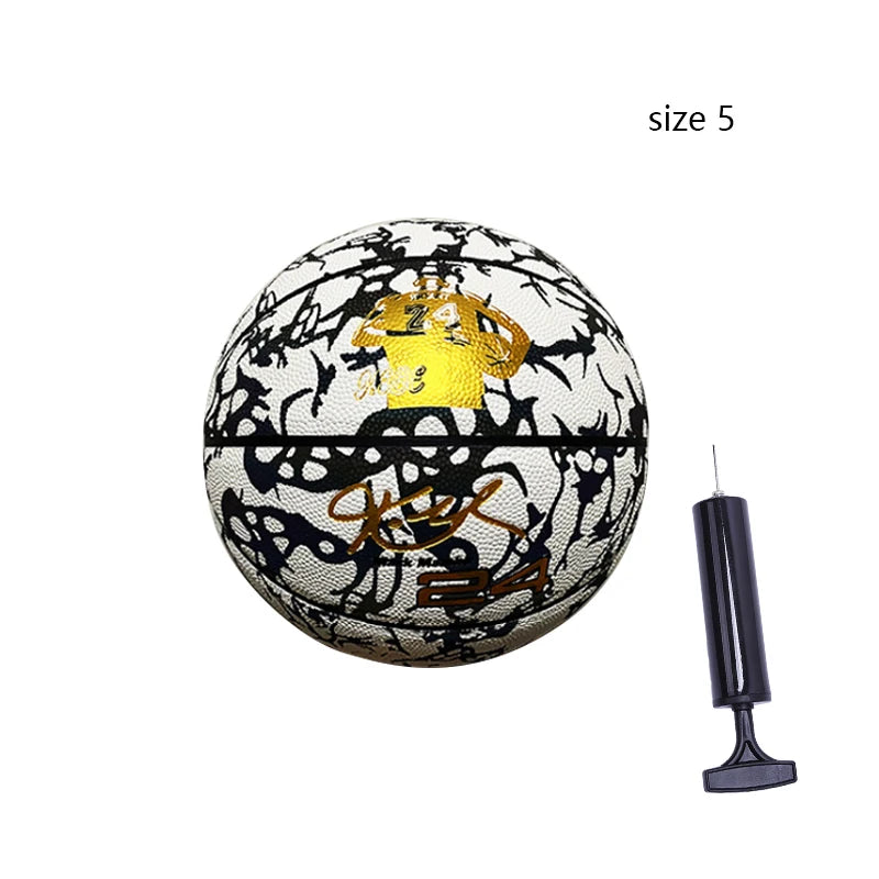 No. 5 No. 6 No. 7 Kobe luminous reflective glow-in-the-dark basketball birthday gift limited edition game training basketball