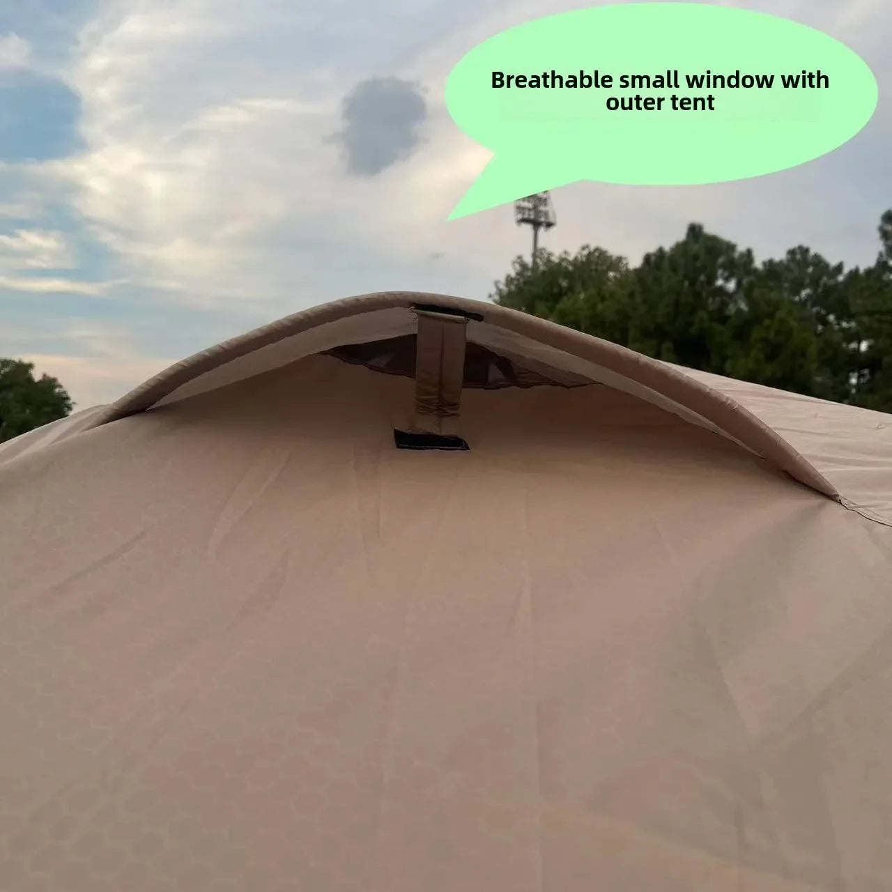 Portable Automatic Pop-up Hexagonal Tent for 5-8 People Double Layer Outdoor Camping Mushroom Tent