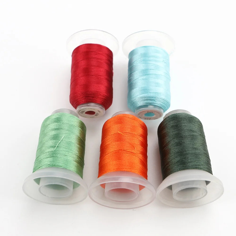 80 Brother Colors Set Premium Polyester Embroidery Thread 500M (550Y) Each Spool Brother Babylock Janome Singer Home Machine