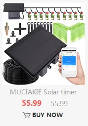 5-50M 1/4" Garden Smart Timer Irrigation Set IPX5 Waterproof LCD Automatic Watering Controller Can Be Used Water Lawn Plants kit