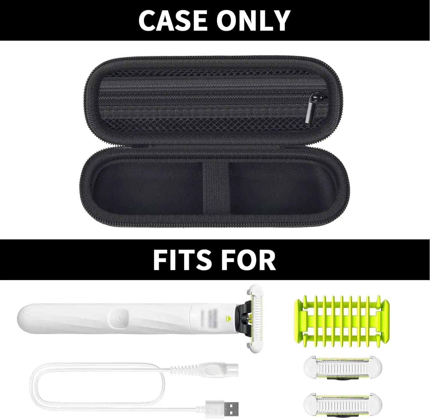 (Box Only) Case Compatible with Philips Norelco OneBlade Unisex Intimate Pubic & Personal Body Groomer & Trimmer QP1924/70