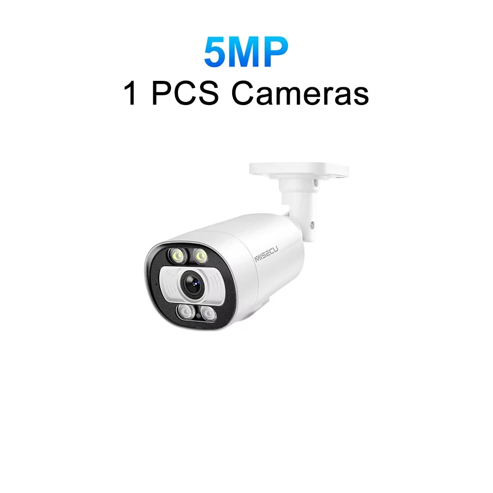 Techage H.265 8MP 5MP 4K Уличная POE IP-камера 2-сторонняя аудиосистема с функцией обнаружения человека Уличная камера Домашняя