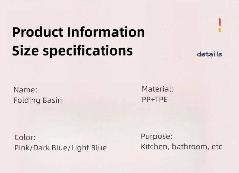 1-4PCS Foldable Washbasin Household Size Student Dormitory Laundry Basin Portable Compressed Travel Foot Washing Plastic Basin