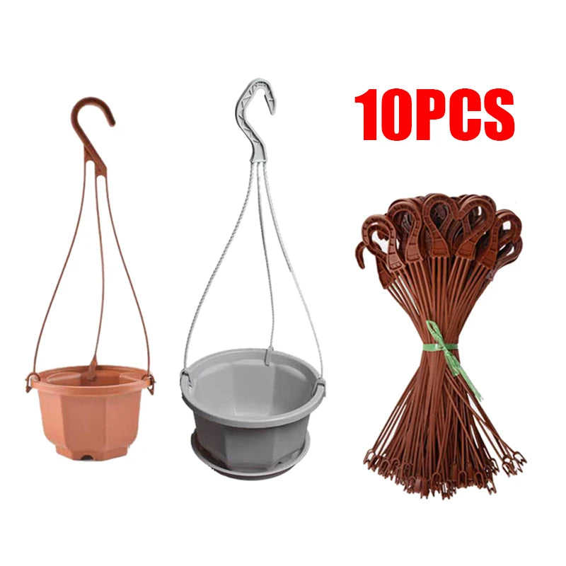 24/36cm Plant Hanger Hanging Flower Pots Holder Garden Basket Hanging Chains Balcony Decorate Home Office Flowerpot Accessories
