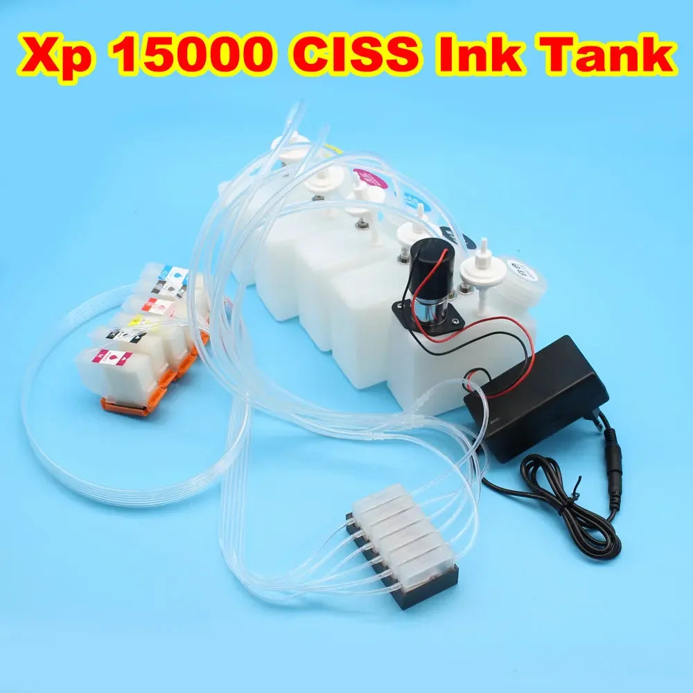 Dtf Ciss Epson XP15000 Ciss XP 15000 Ink Supply System Print DTF Kit For Epson XP-15000 XP-15010 XP-15080 Printer Rip Software