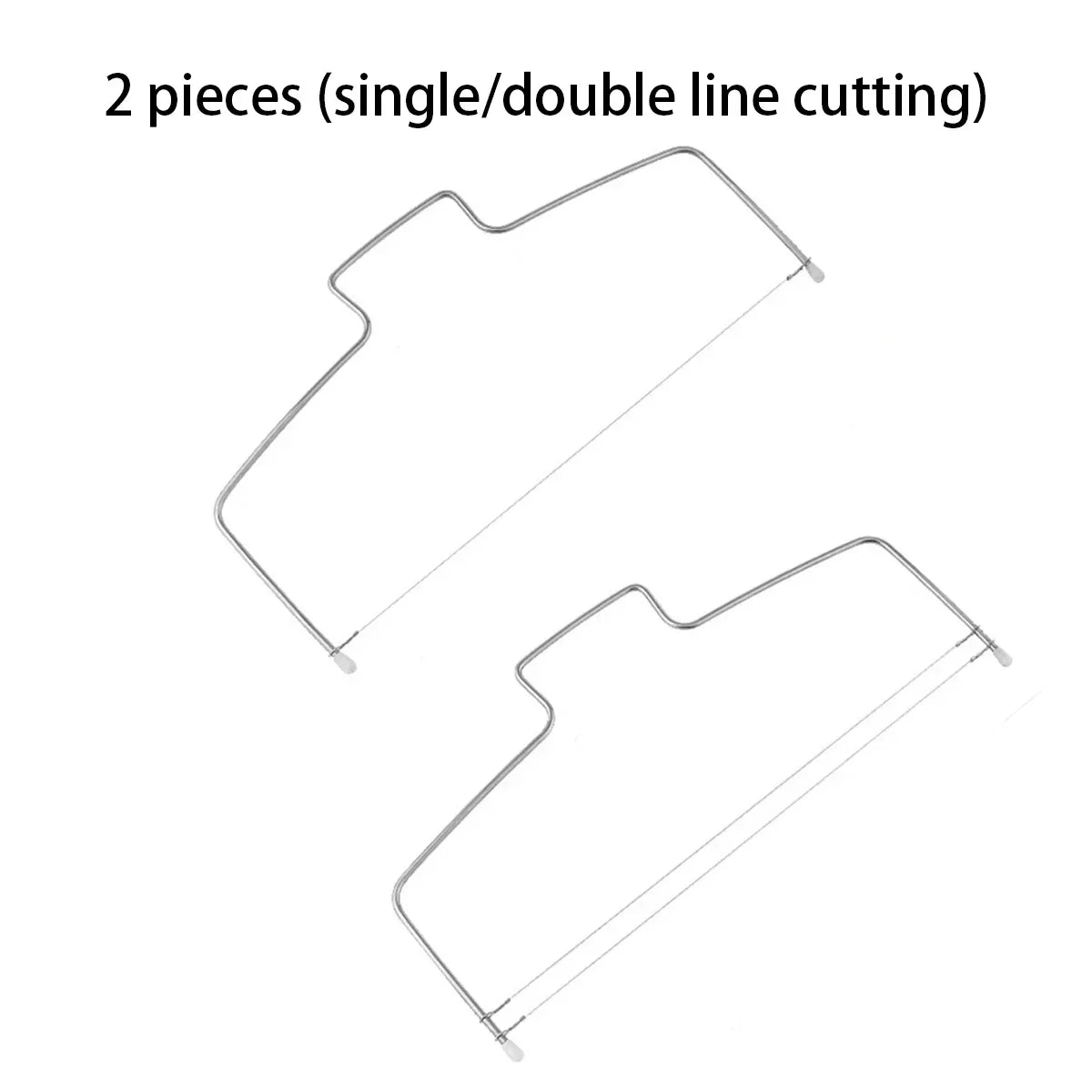 1/2Pcs Adjustable Height Line Cake Cut Slicer Adjustable Stainless Steel Cake Decorating Mold DIY Bakeware Kitchen Cooking Tool