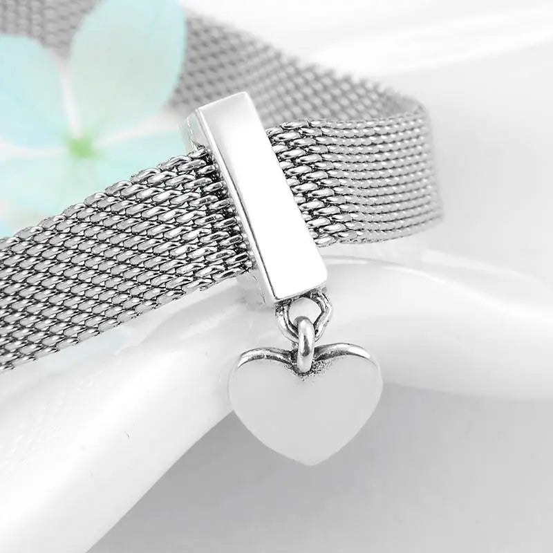 Fashion 925 Sterling Silver Clips Safety Chain Beads Fit Original Reflection Bracelet Charm Beads for Jewelry Making