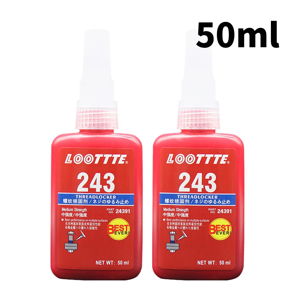 50ml 250ml Threadlocker Anaerobic Glues Anti Loose Screw Glues Fastening Quickly Cured Thread Locking Agent Sealant for Screws