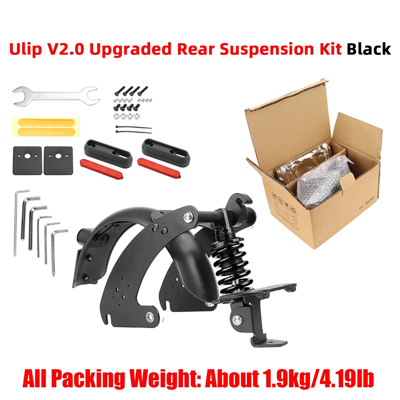 ULIP Suspension For Ninebot Max G30 G30D G30E Electric Scooter Front Rear Shock Absorber Hydraulic Strut Assembly Suspension Kit
