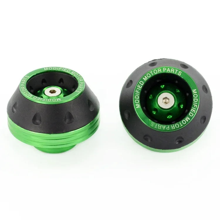 4PCS Universal Motorcycle Wheel Protection Crash Pad Motorbike Crash Protectors Alloy Motocross Falling Front Fork Slider Cups