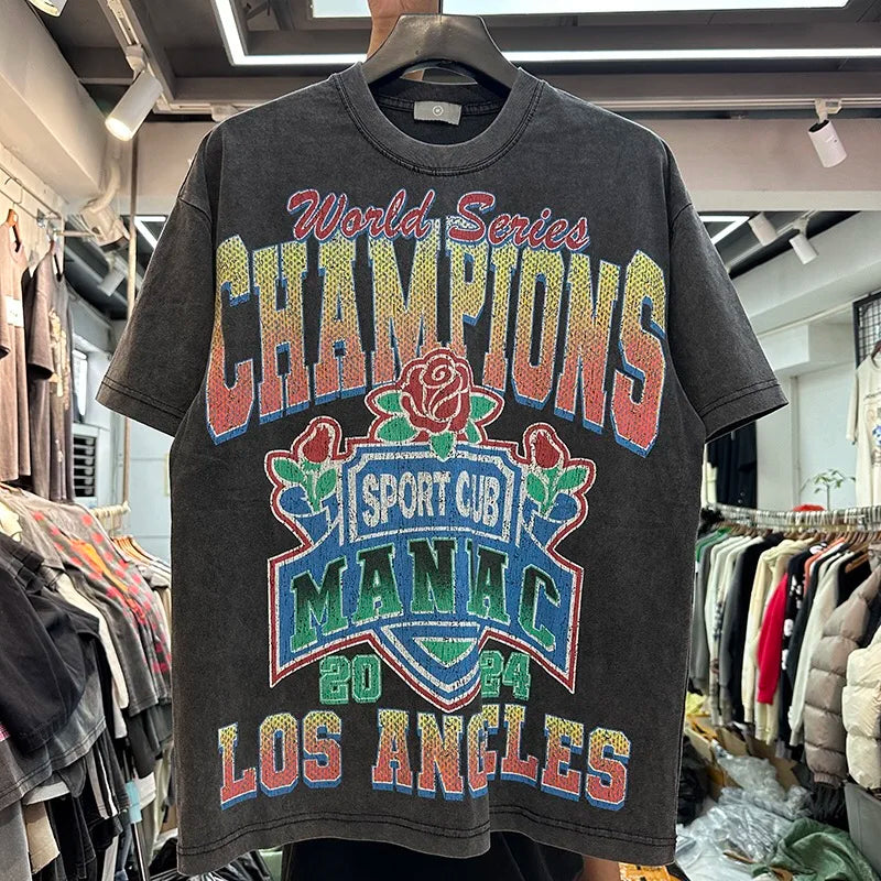 Large printed T-shirt