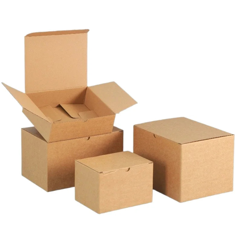 10/20pcs Gift Carton Boxes Small Empty Box Corrugated Packaging Box Three-layer Carton Box for Packing