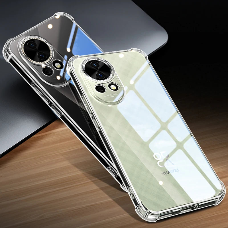 Transparent Silicone Phone Case for Huawei Nova 13 Pro 13Pro Nova13 5G Airbag Shock Proof Back Cover Anti Knock Simplicity Funda