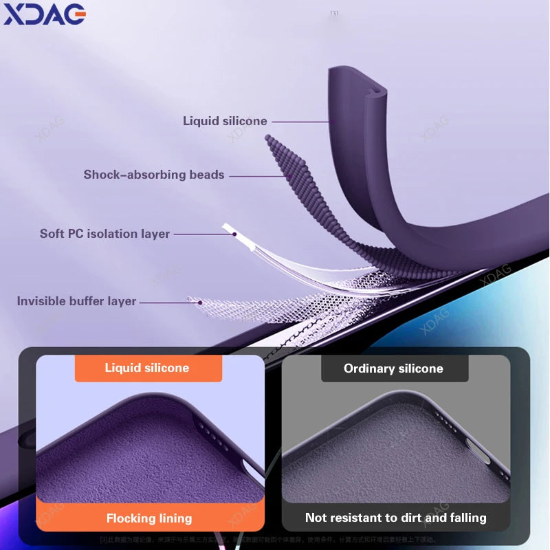 Original Phone Case Back Cover for Motorola Moto Edge 50 Pro Neo Fusion 50Pro 50Neo 5G Soft Square Liquid Silicone Classic Shell