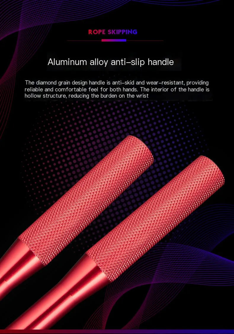 Jumping Rope Bearing Skipping Rope Crossfit Men Workout Equipment Steel Wire Home Gym Exercise and Fitness MMA Boxing Training