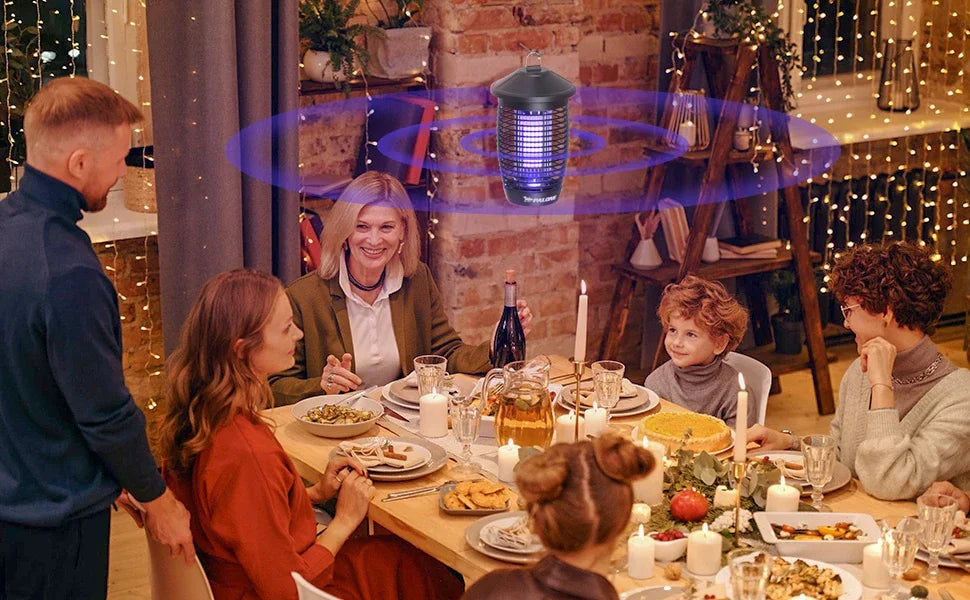 Mosquito Killer Outdoor Mosquito Killer Rainproof 4500V Electric Shock Garden Insect Killer Lamp Mosquito Lamp Traps Mosquitoes