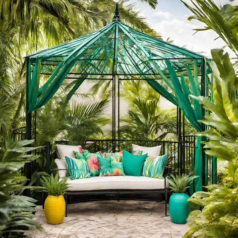 Tropical Paradise Theme Gazebo