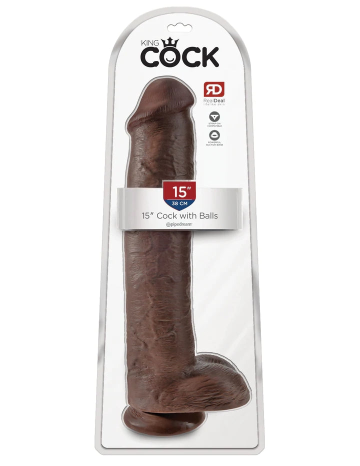 King Cock Dildo With Balls - Men Sex Gear product image