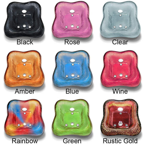 Gulfstream Glass Pedicure Bowl Color Options