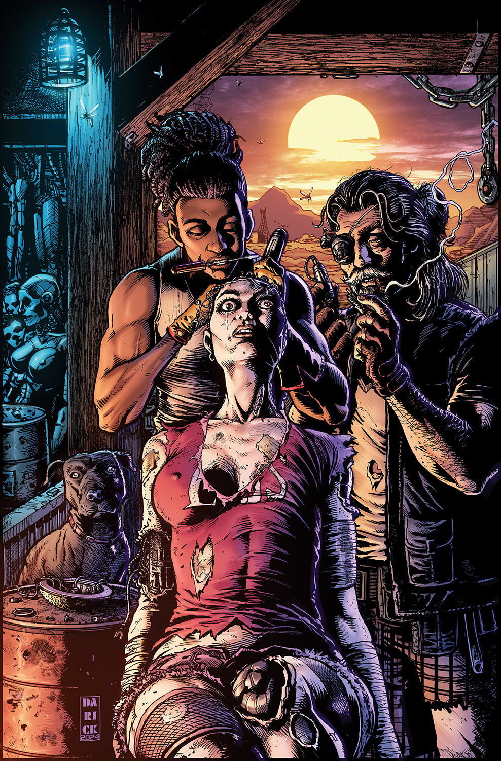 Greaser #1—Cover B: Darick Robertson