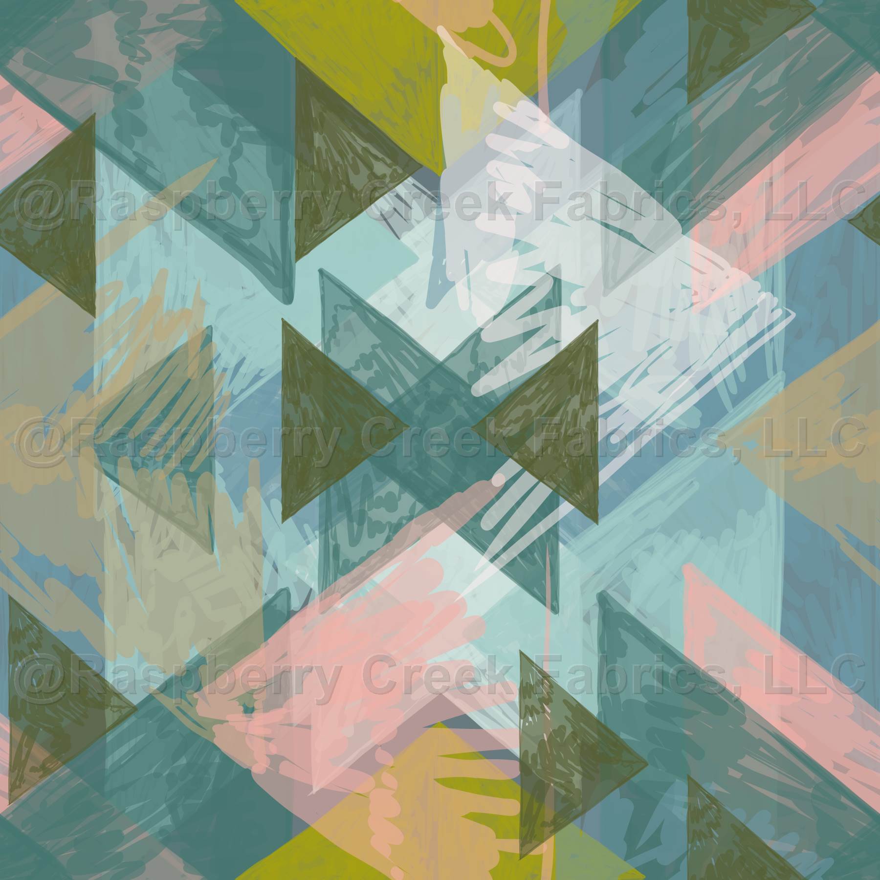 abstract contemporary painterly intangible shapes