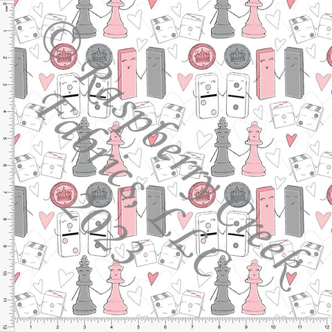 Tonal Brown on Cream Coffee Bean Heart Print Fabric, My Valentine by Bri  Powell for CLUB Fabrics Fabric, Raspberry Creek Fabrics