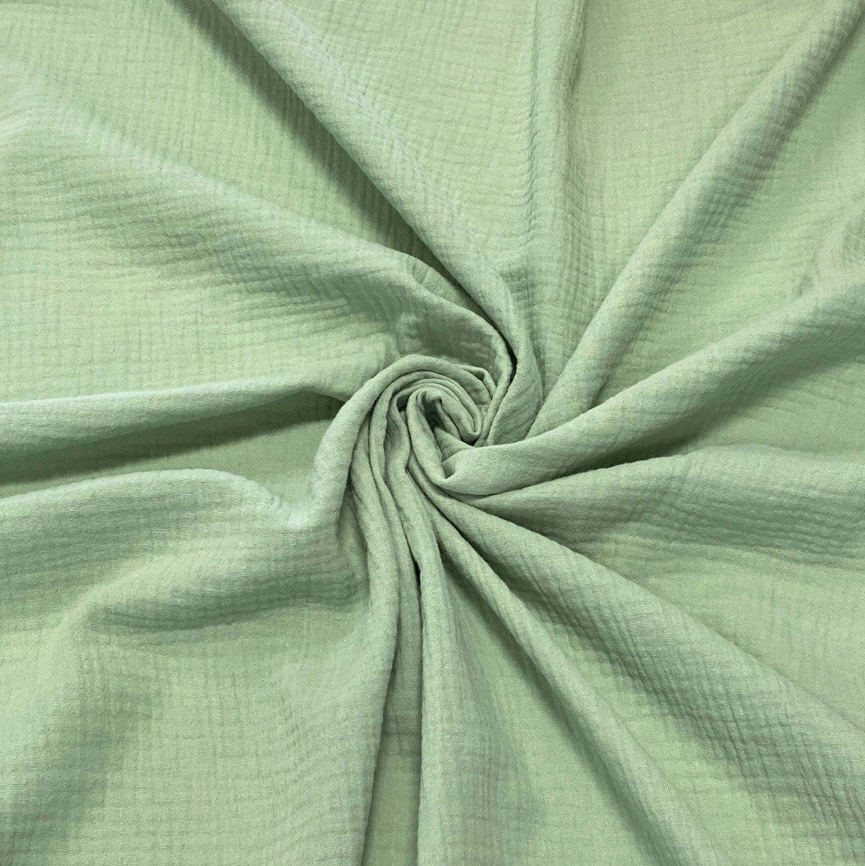 Cotton Double Gauze Teal  Fabric Collection Brisbane