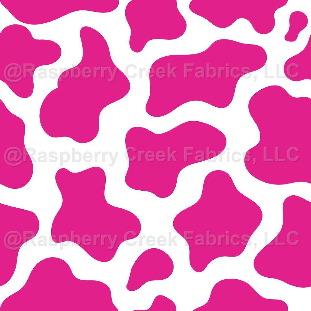 Cow Print, Cow Pattern, Cow Spots, Pink Cow Wrapping Paper Sheets
