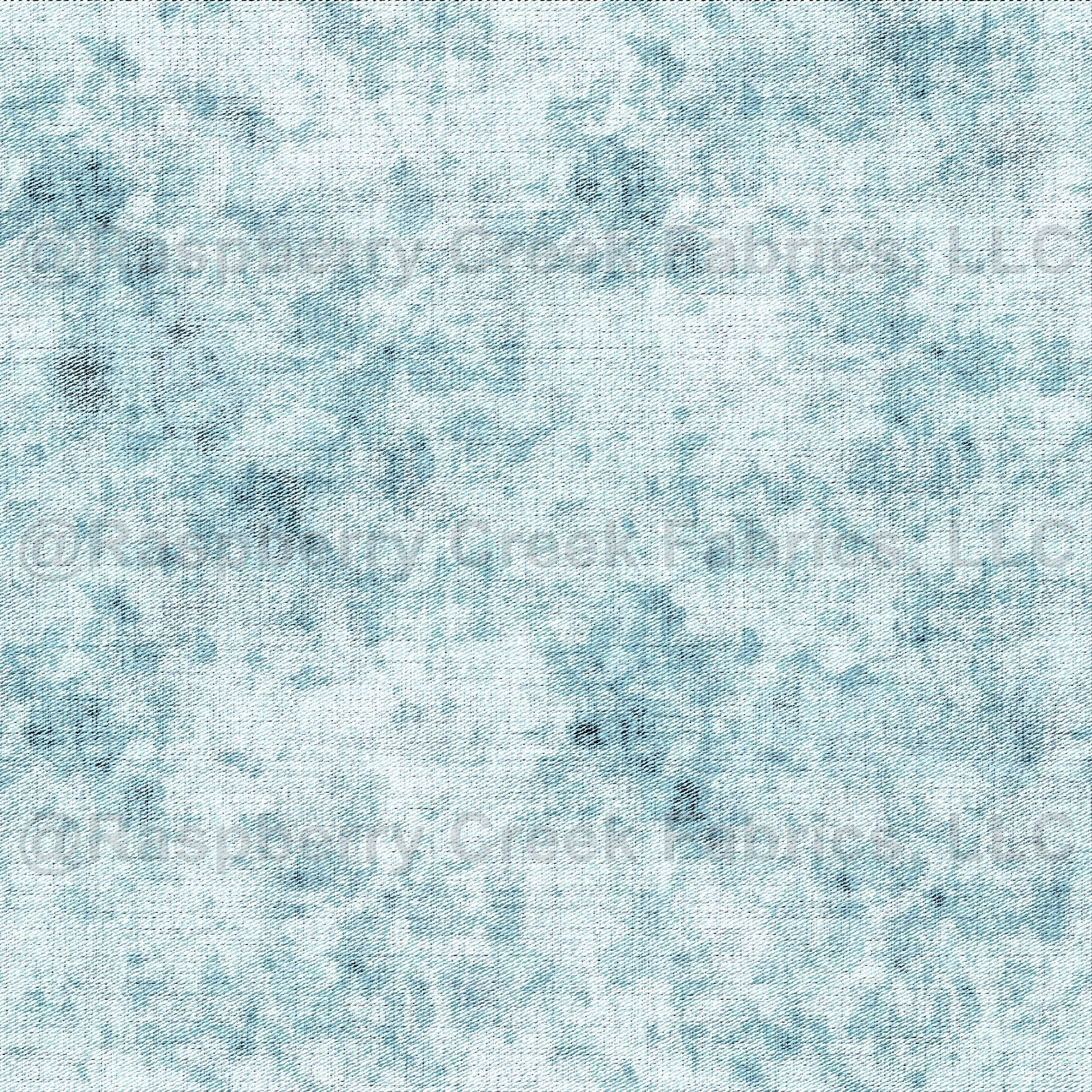 Blue Jean Baby Faux Denim Print - Light Wash Bleached Look (indigo navy  turquoise white) Fabric, Raspberry Creek Fabrics