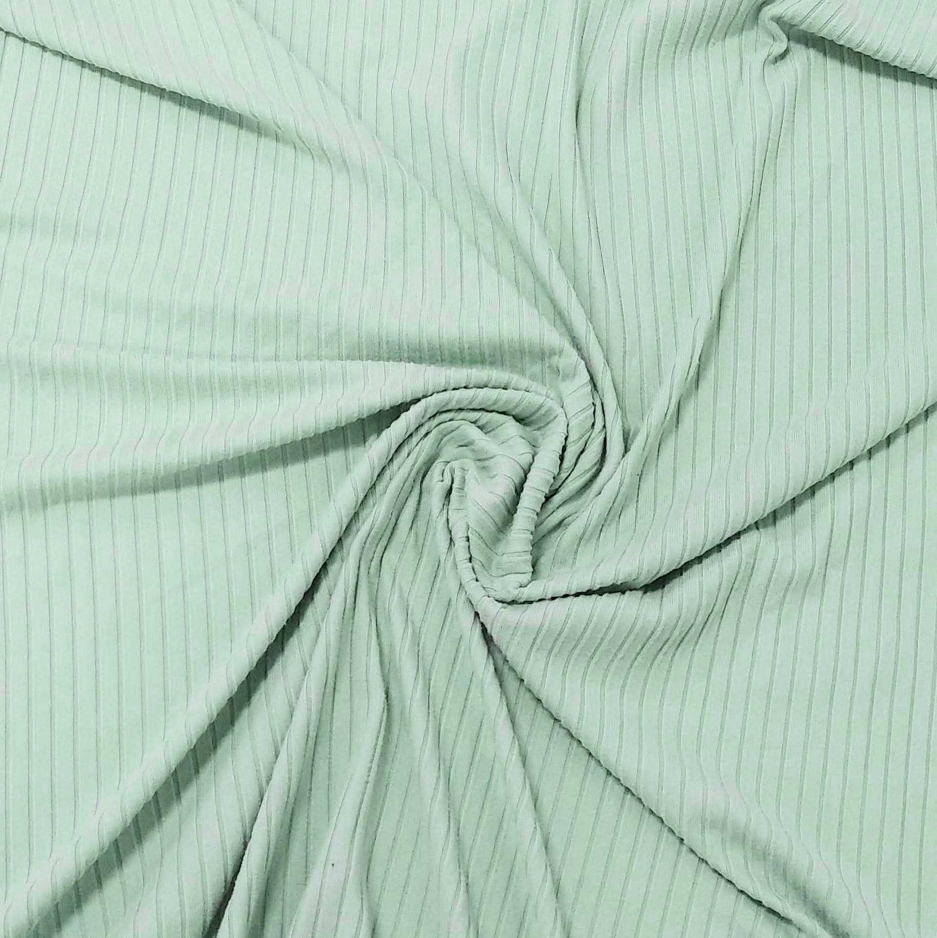 Sage Green 4-Way Stretch Spandex Fabric by The Yard 