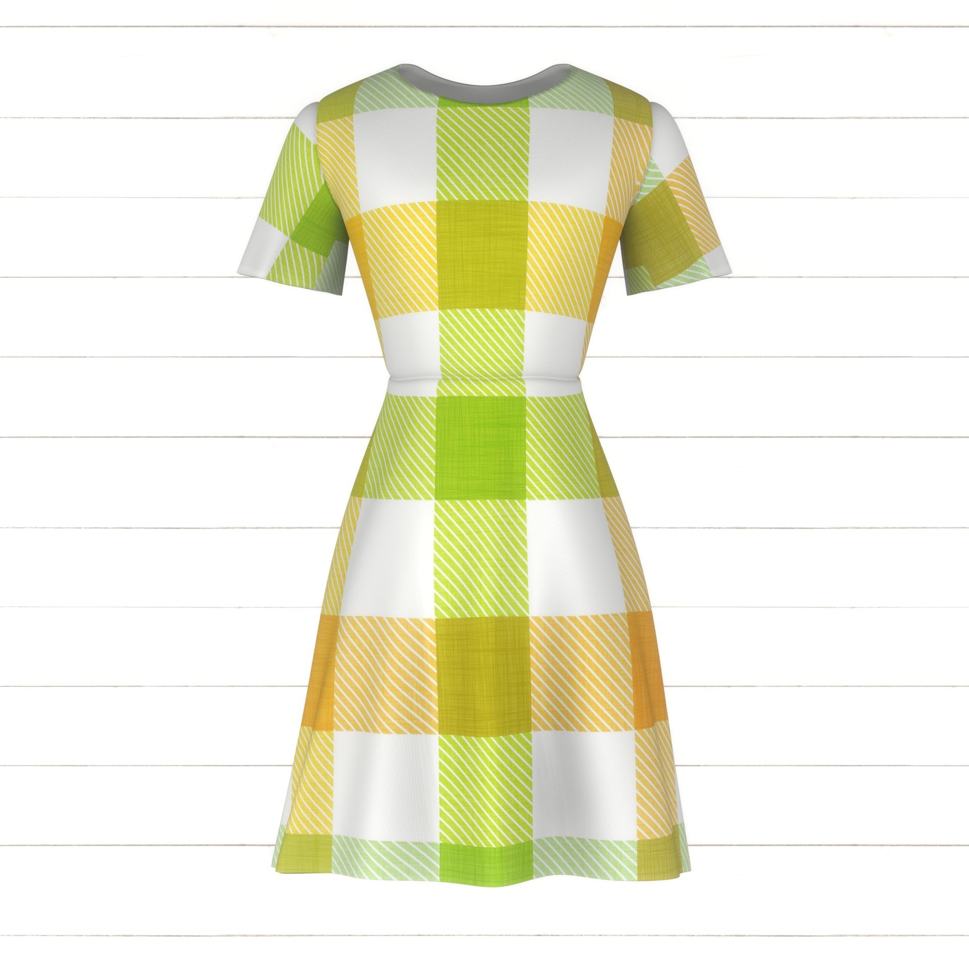 Principles yellow shop gingham dress