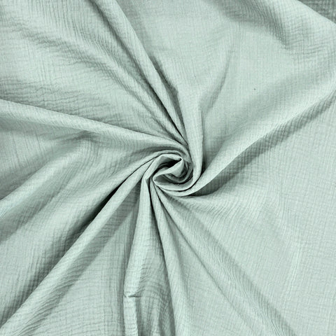Warm Sage Woven Cotton Light Weight Double Gauze Fabric Fabric, Raspberry  Creek Fabrics