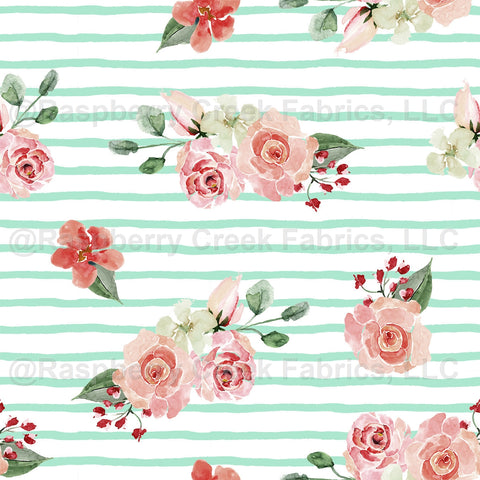 Stripes, Raspberry Creek Fabrics - stripe-floral