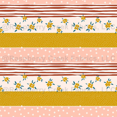 Stripes, Raspberry Creek Fabrics - stripe-floral