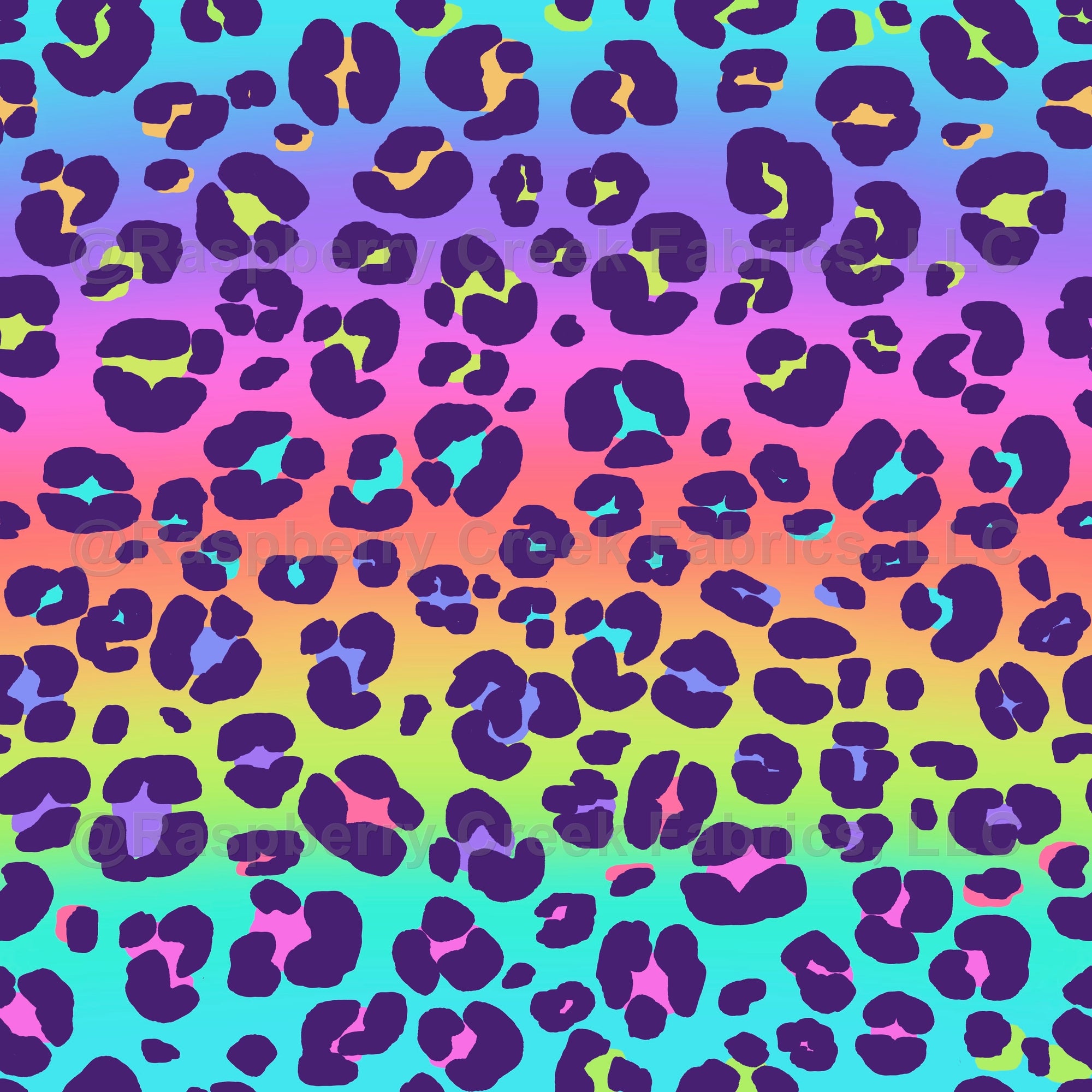 Gorgeous Rainbow Cheetah Print Pattern · Creative Fabrica