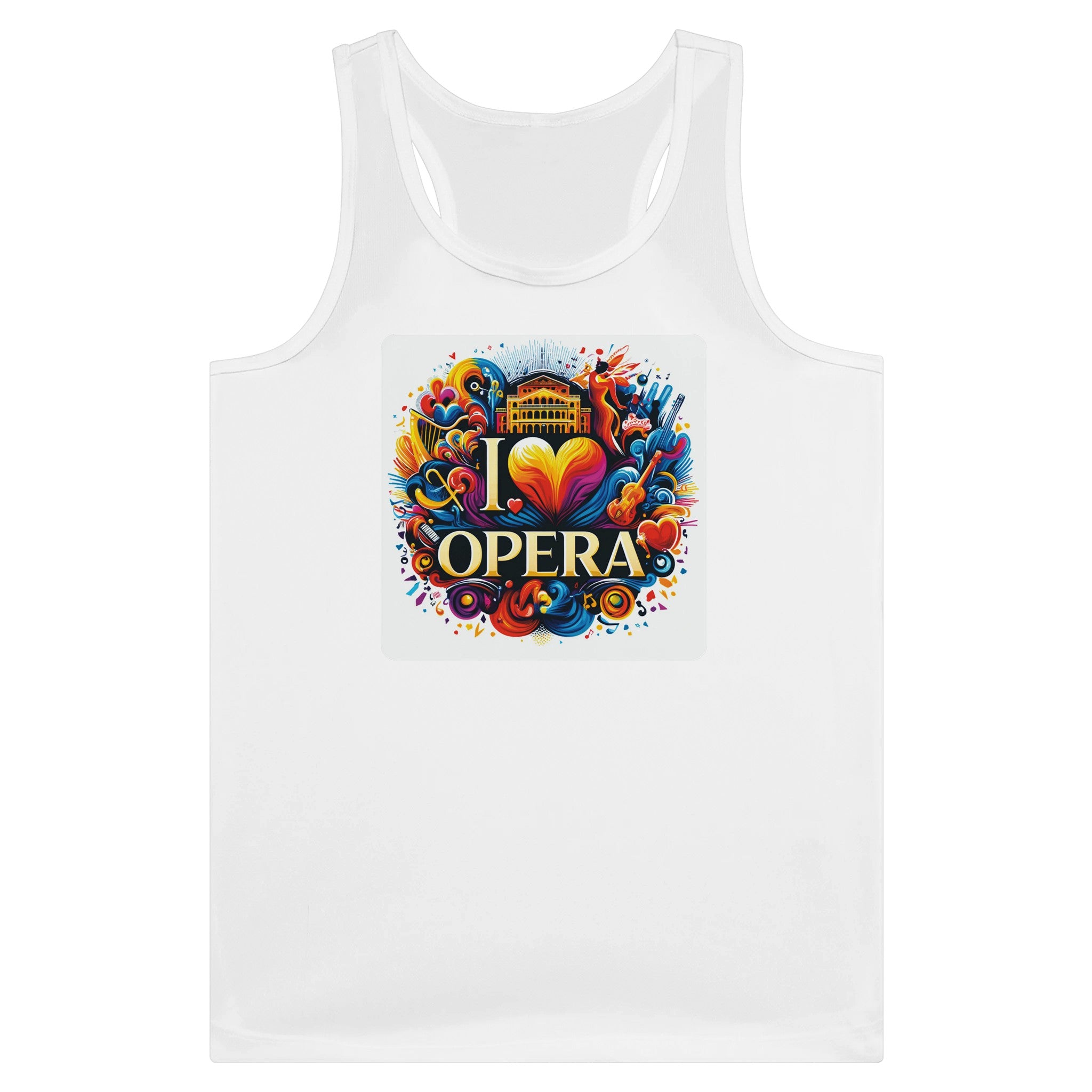 "I Love Opera" Performance Womens Tank Top