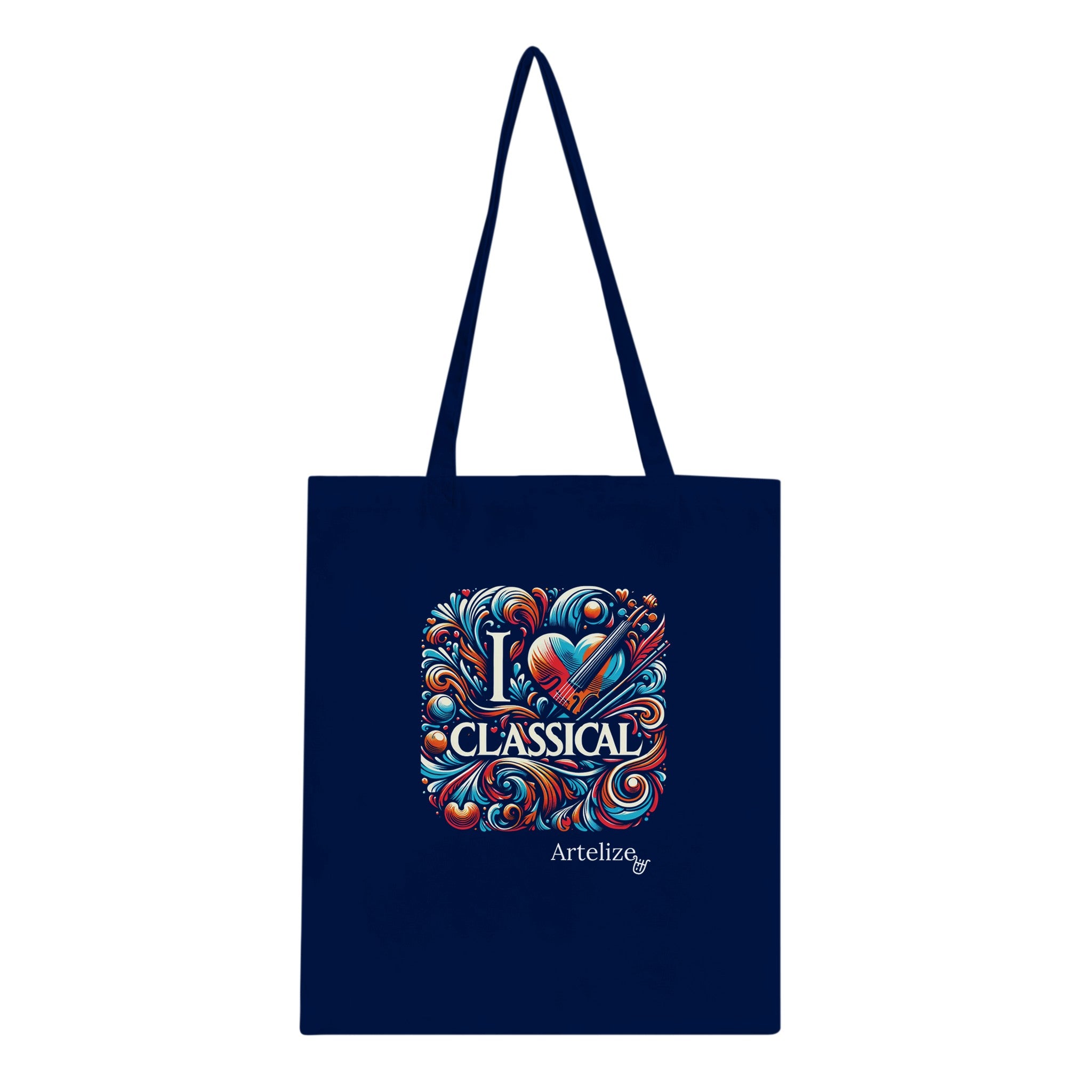 "I love Classical" Premium Tote bag - Artelize version