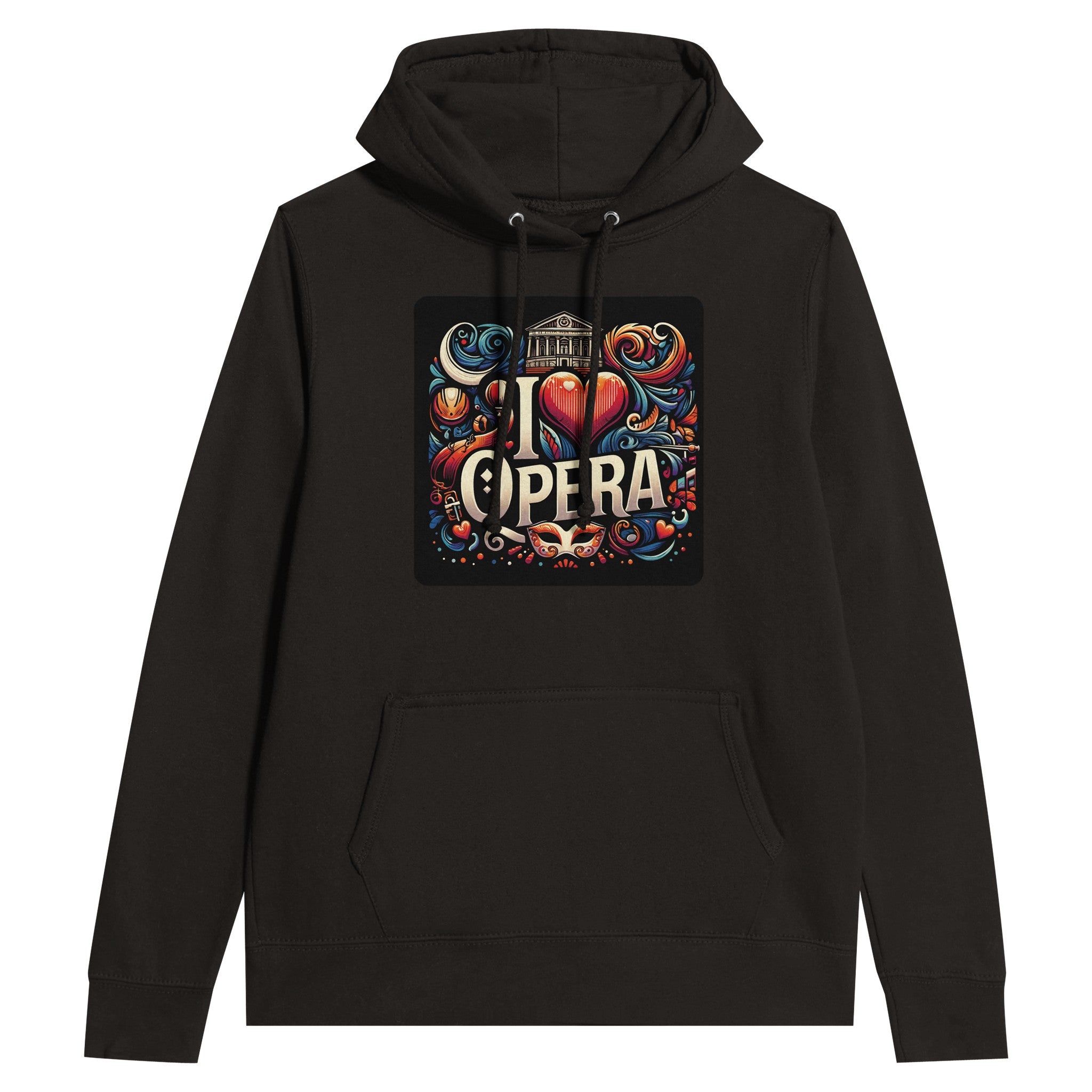 "I love Opera" Premium hoodie til kvinder