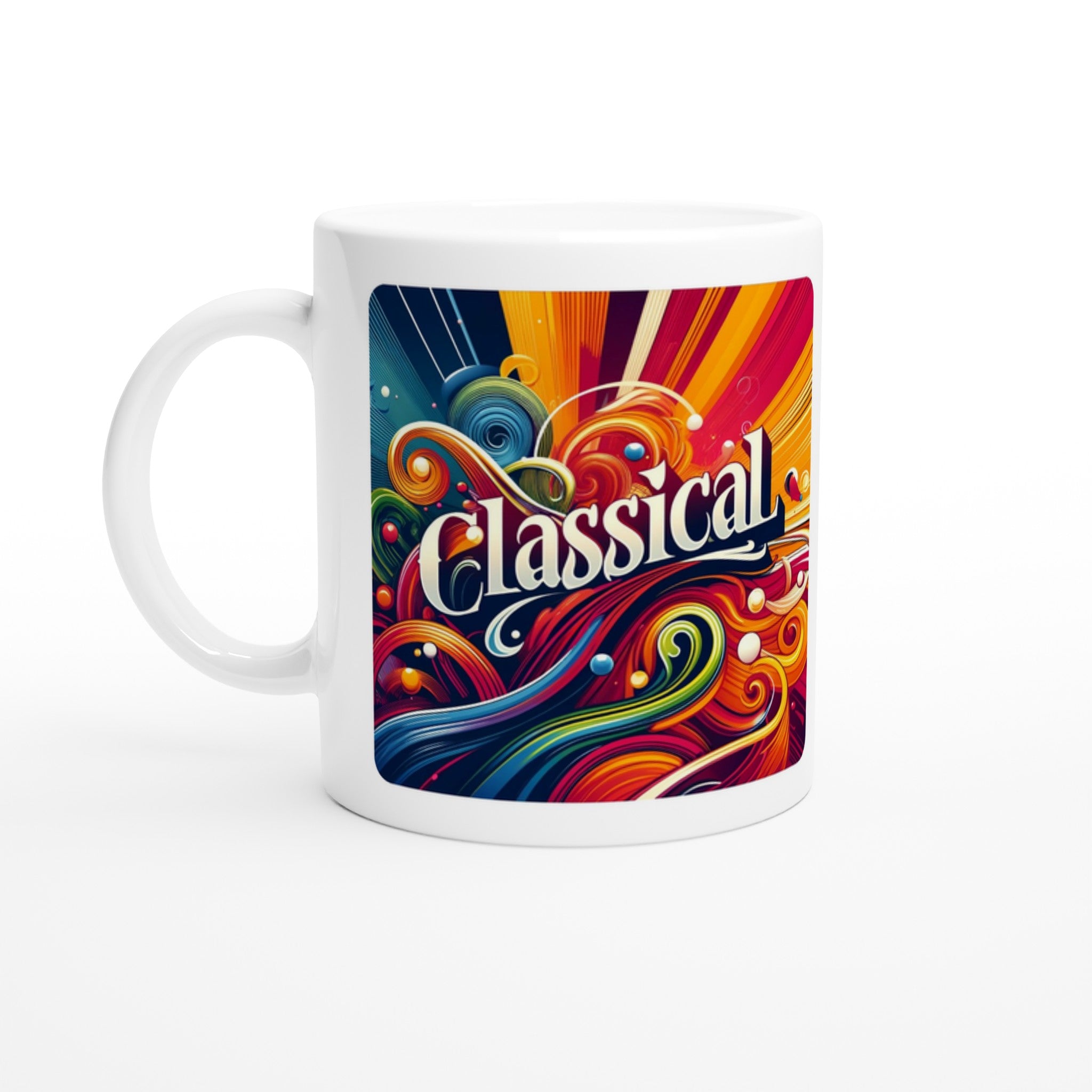 "Love Classical" White 11oz Ceramic Mug