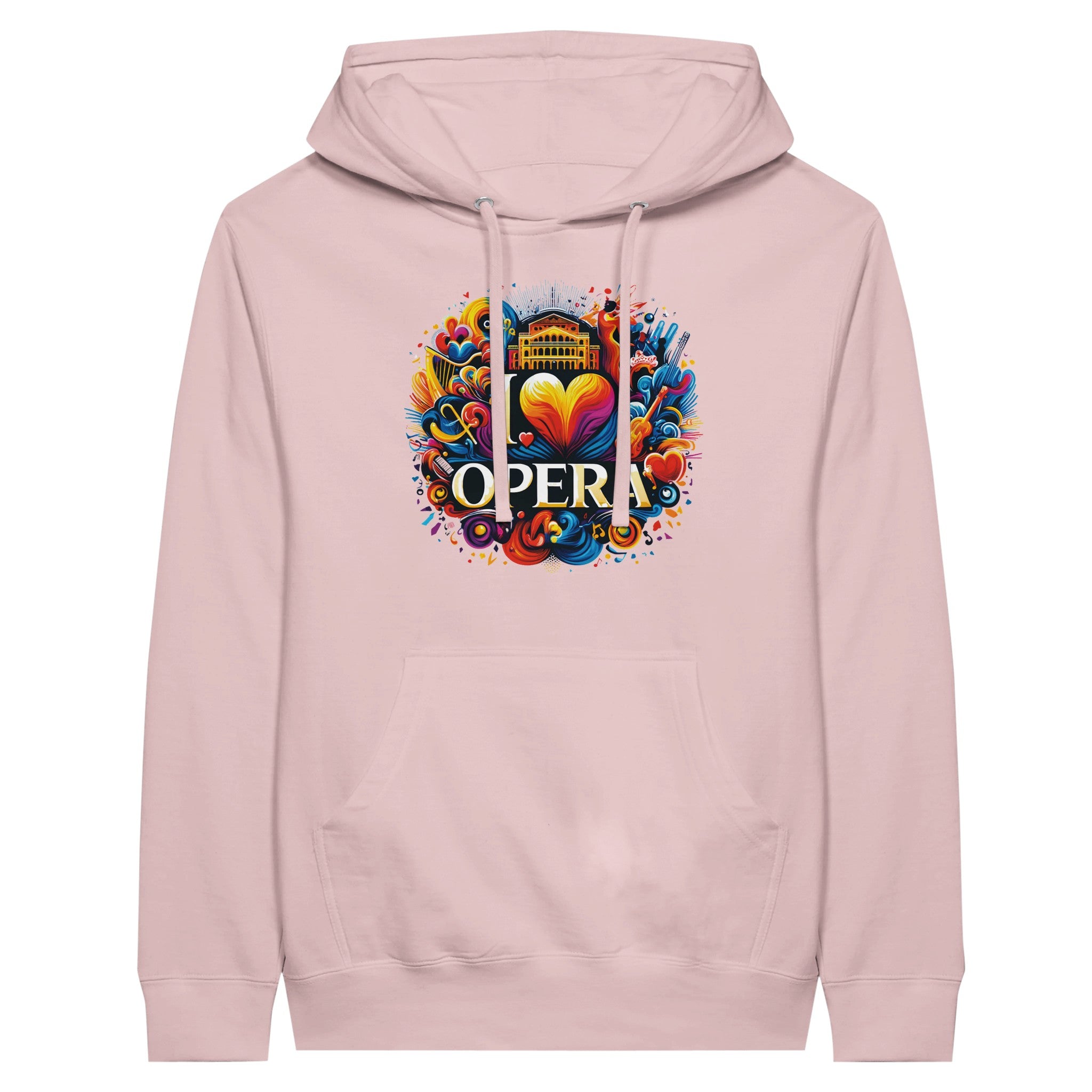 "I Love Opera" Premium Unisex Pullover Hoodie