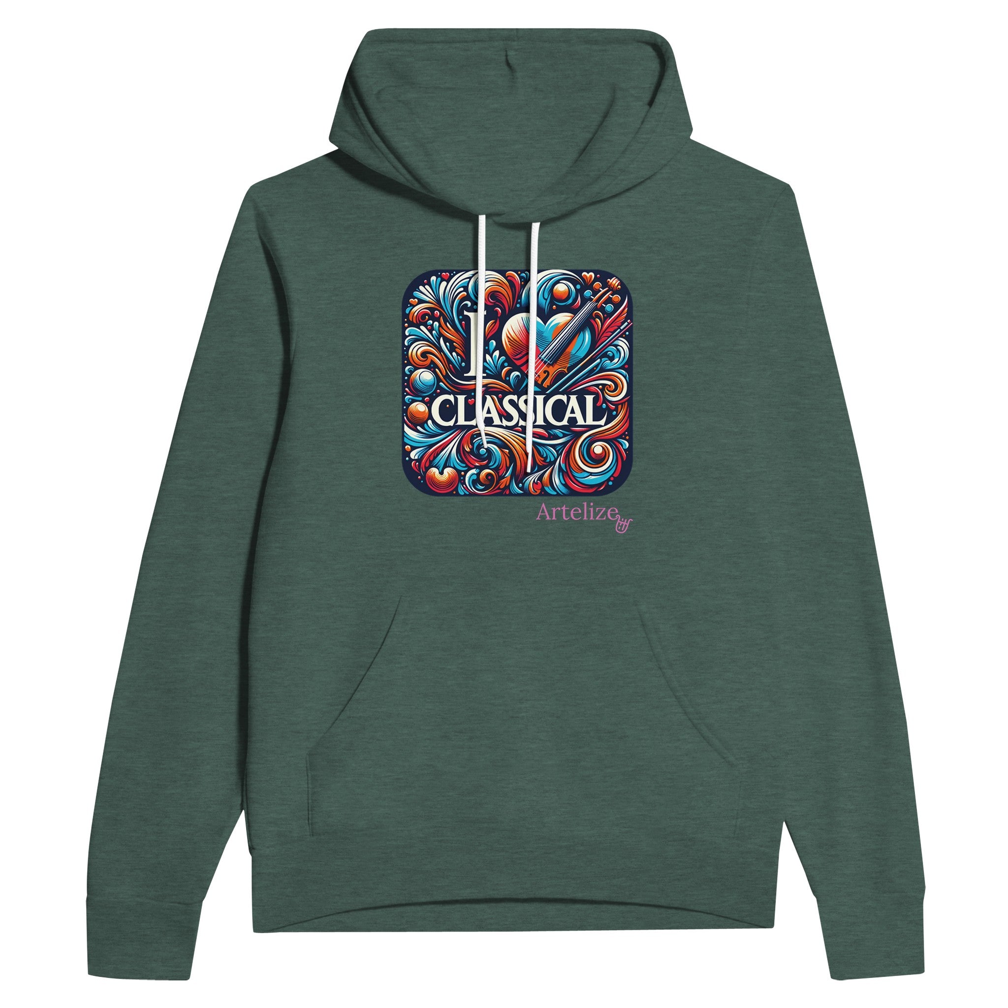 "I LOVE CLASSICAL" Unisex Pullover Hoodie | Bella + Canvas 3719