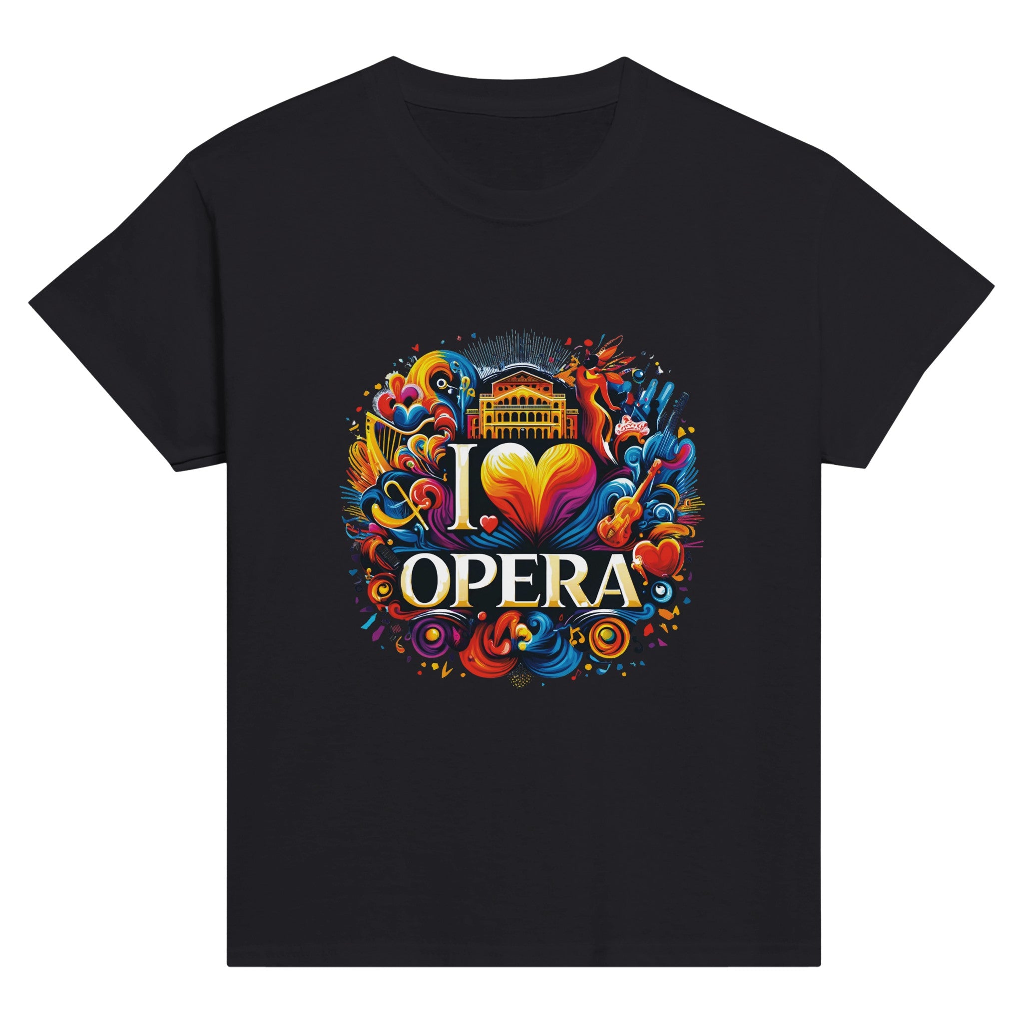 "I Love Opera" Classic Kids Crewneck T-shirt