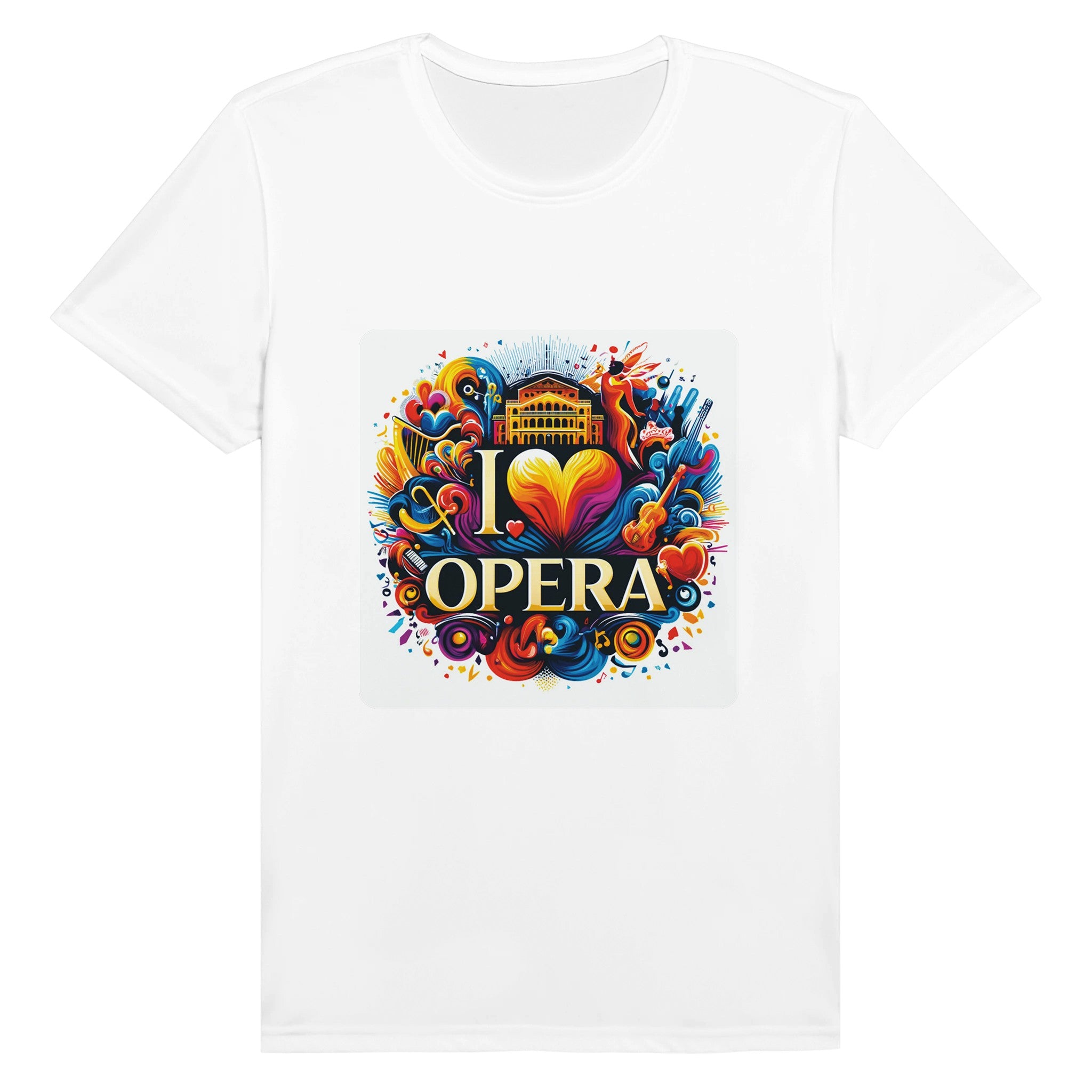 "I Love Opera" Performance Unisex Crewneck T-shirt