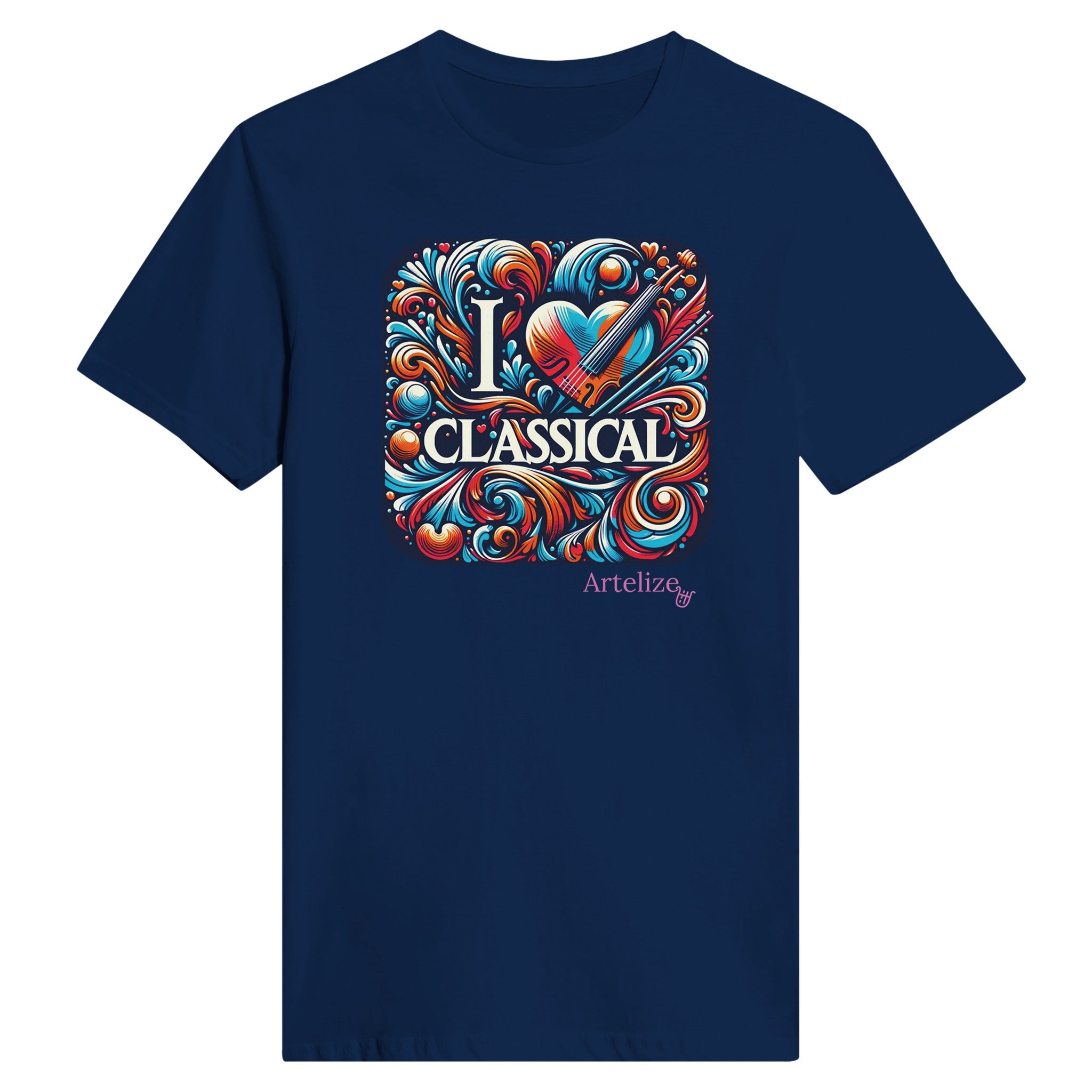 "I LOVE CLASSICAL" Classic Womens Crewneck T-shirt