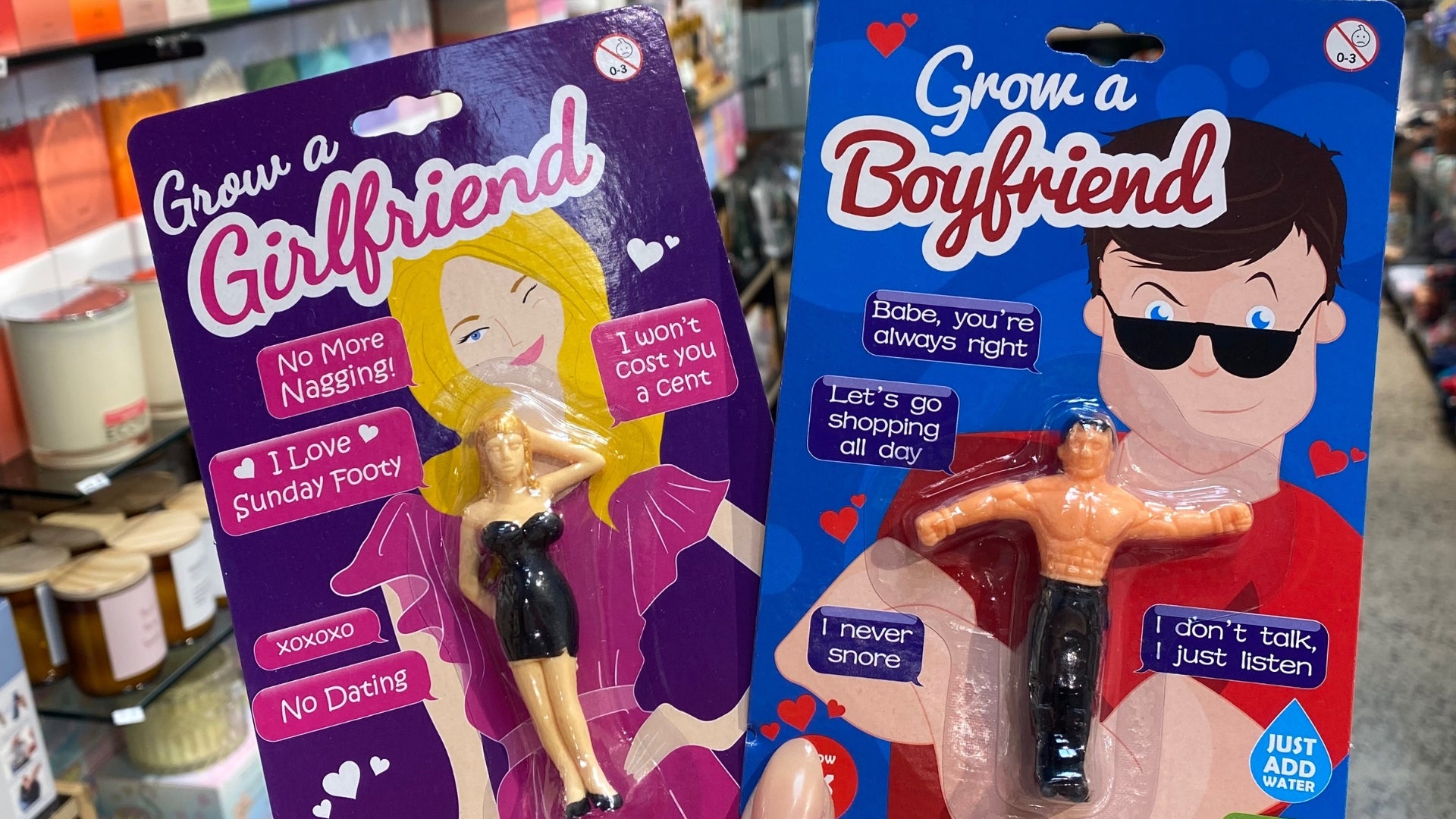Grow a Girlfriend / Boyfriend novelty toys