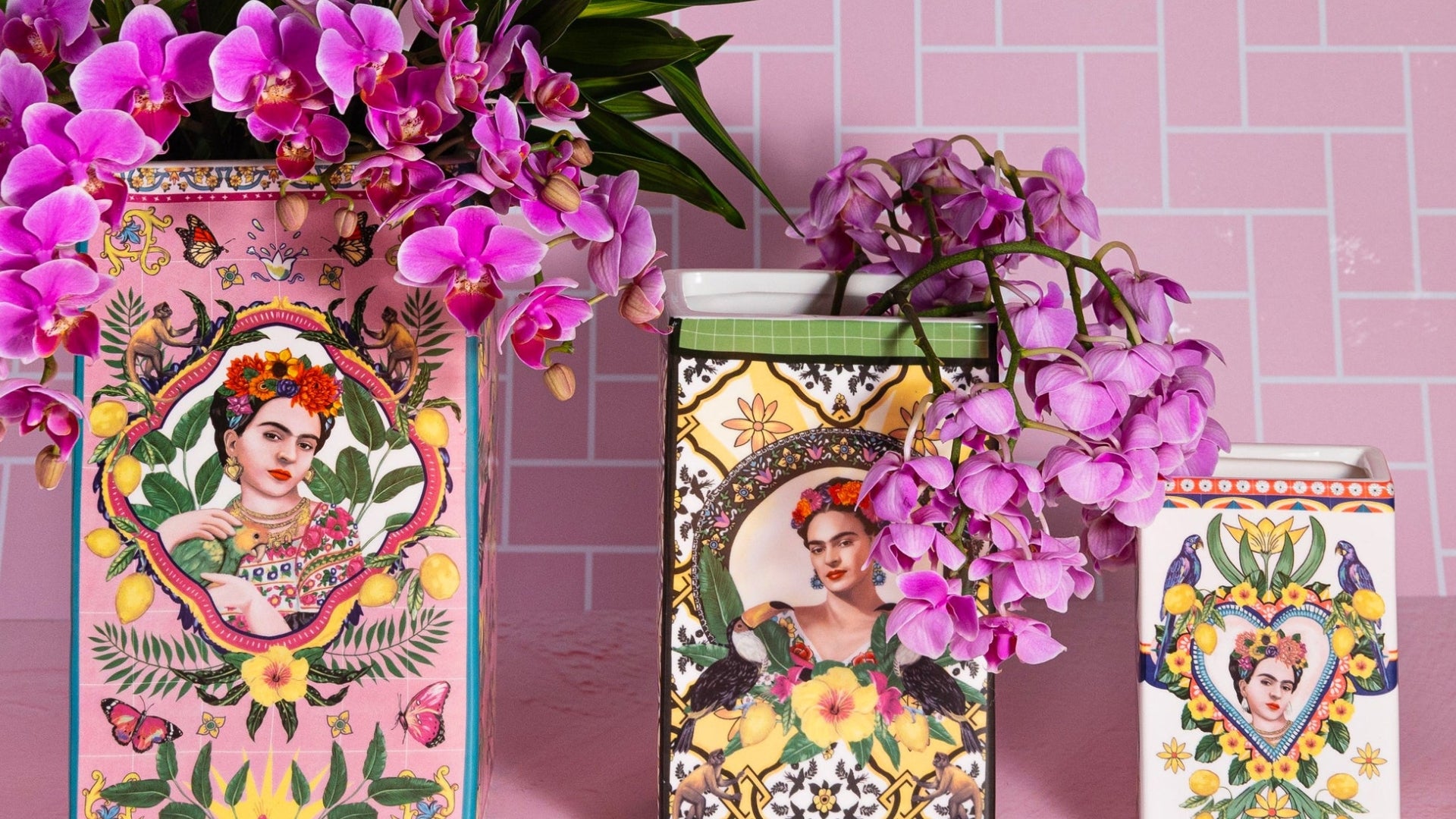 Frida Kahlo pot planters