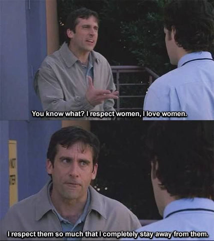 Meme from The Office about women
